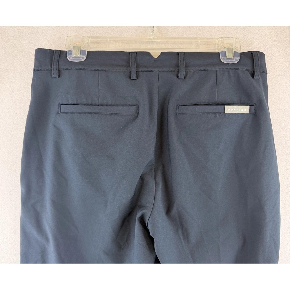 Dunning Golf Navy Casual Performance Golf Pants Polyester Spandex Stretch, 32x32
